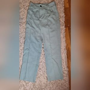 Teal light comfortable business casual pants